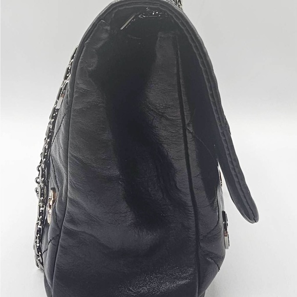 Chanel Star Attitude Flag Bag Grommet Embellished Quilted Leather Large - Picture 11 of 16